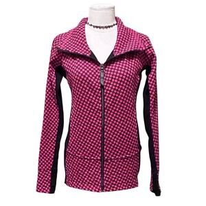 Lululemon Radiant Jacket in Deep Dive Pink Berry Rumble Black Size 6